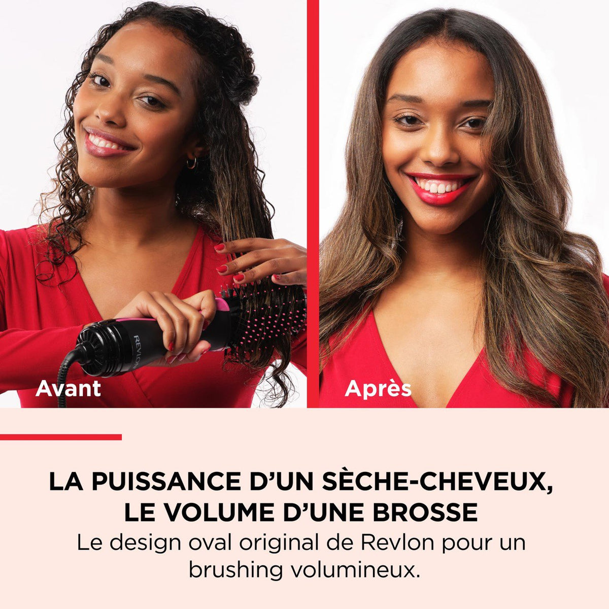 Brosse Soufflante, Chauffante et Lissante 3 en 1