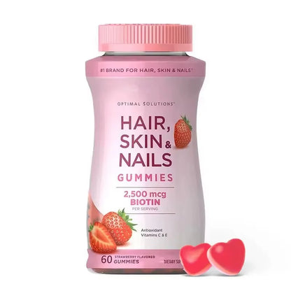 Gommes au Biotin – Formule Complète pour Cheveux, Peau et Ongles