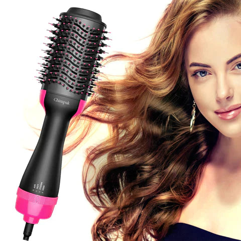 Brosse Soufflante, Chauffante et Lissante 3 en 1