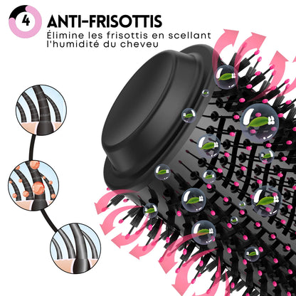 Brosse Soufflante, Chauffante et Lissante 3 en 1